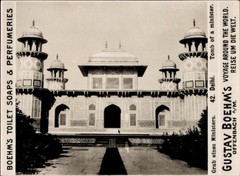 Photo Delhi India, Tomb of a Minister, Advertising Boehm’s Toilet Soap – 11088249