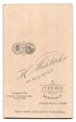Photograph H. Mehlert, Itzehoe, Breitestr. 25, Portrait Blonde Miss in Ele