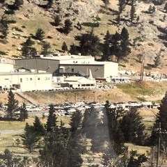 Vintage Stillwater Mine Spring 1996 Professional Framed Photograph Nye Montana