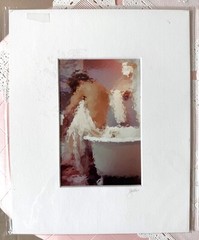 Matted Signed Ballerina & Bathing Prints Photographer Impressionistic John Galbo