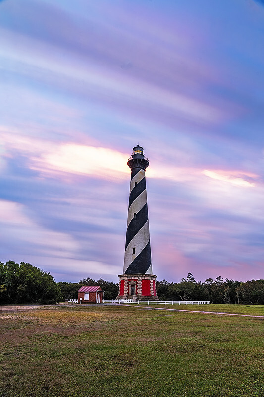 Cape Hattaras Lighthouse 25×17 sunset mystical ansel adams Ocean