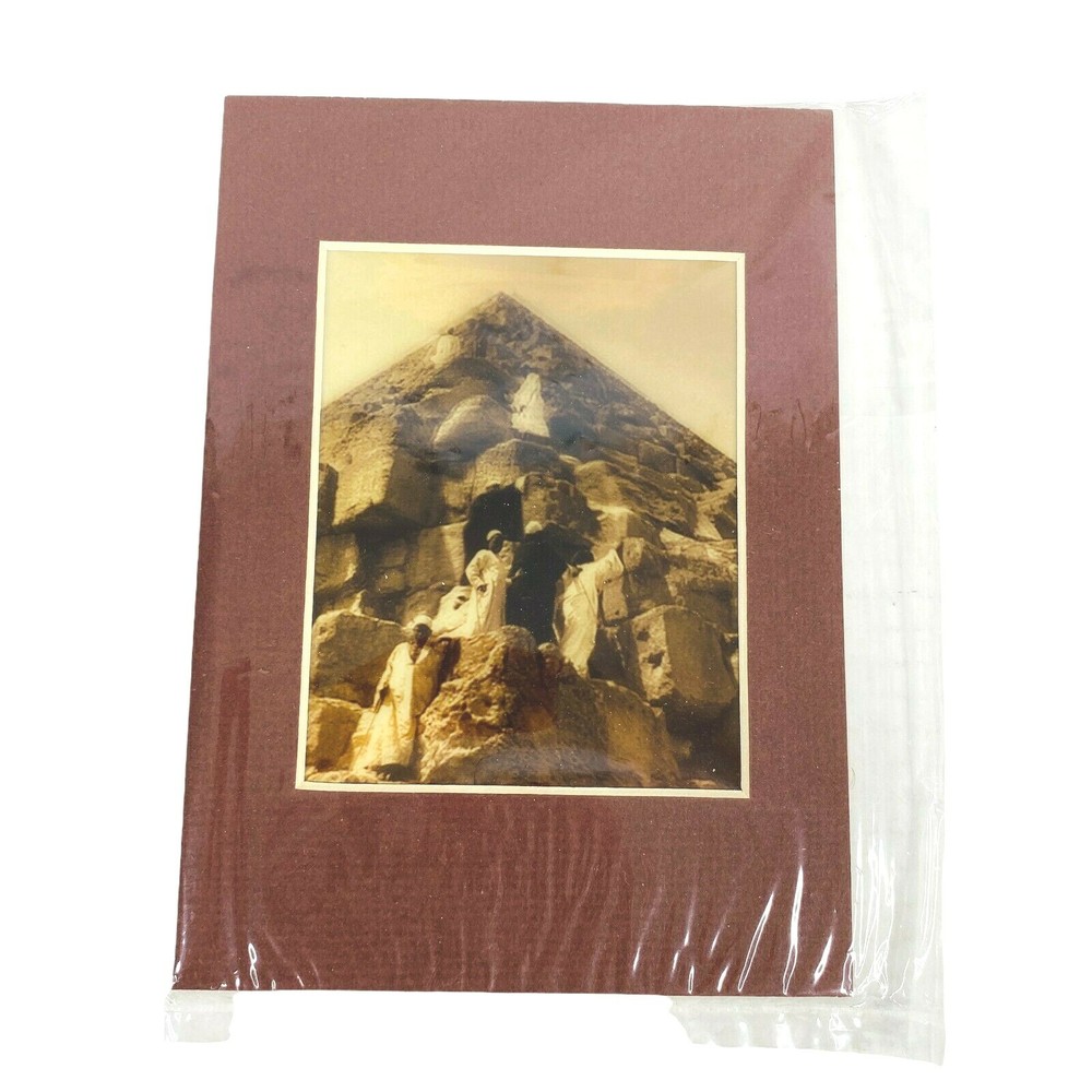 Climbing a Pyramid Egypt 1900 Stereoview 3-d Photo Reprint Stereographic Arts