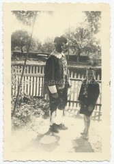 Father & Son – Costume Pipe Fashion Leisure – Vintage Photo 1930s