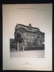 Large Phototype 1889. Bremen. House Frerichs, Osterdeich 27. Hermann Oskar