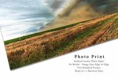 Storm Photography Print: Colorado Thunderstorm Great Plains Sky Weather Photo