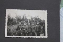8x Photo Album Sheet 1942 Eibau WWII Soldiers Czech Republic Milovice Military BG