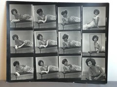 NEWLY FOUND! Hendrickson PHOTO Contact Sheet Proof & Negatives SEXY VOLUPTUOUS