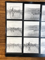 NEWLY FOUND! Hendrickson PHOTO Contact Sheet Proof & Negatives RESTING PLATOON