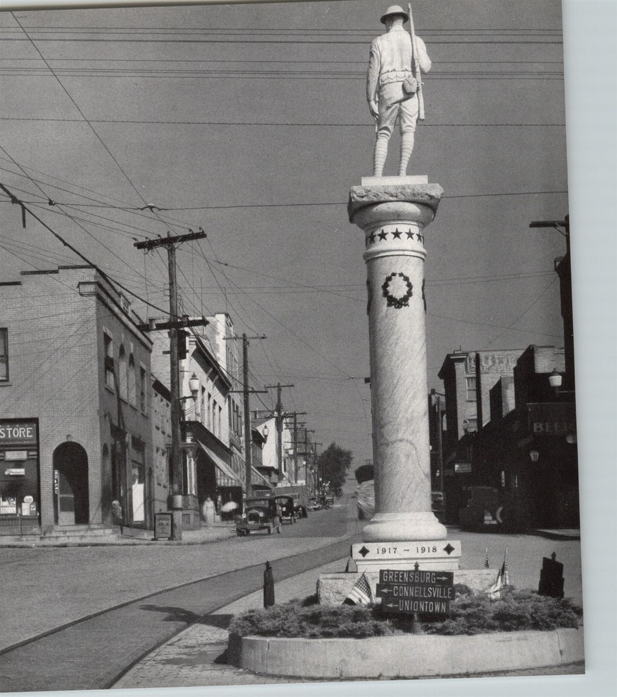 1938 Walker Evans Americana WWI Soldier Monument PA Original Photo Gravure