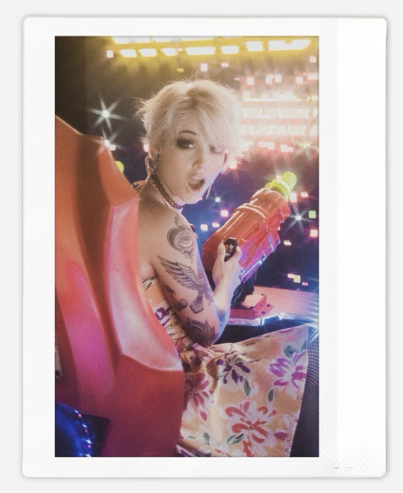 Art model Cheyanne Instax Wide Instant Film Print