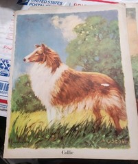 Vtg. Paper Ephemera Dog Themed