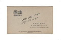 CDV photo beautiful picture of children/baby-Wiesbaden 1902