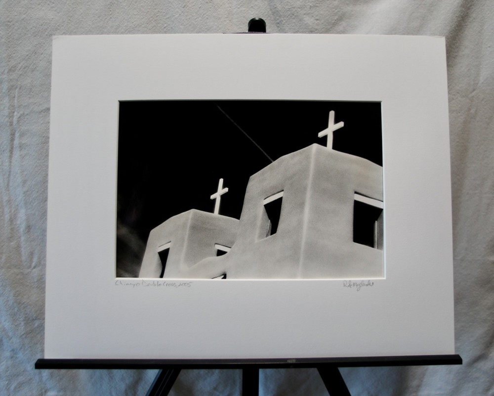 Original Photography Art Print «Chimayo Double Cross»