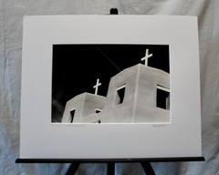 Original Photography Art Print «Chimayo Double Cross»