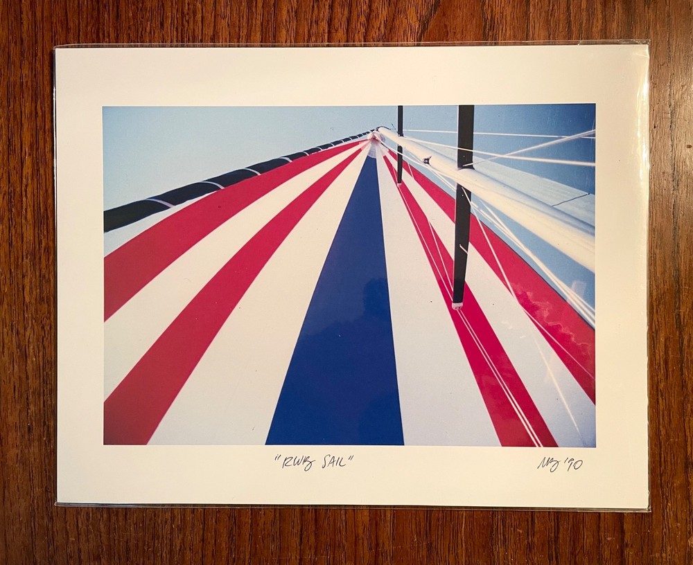 Original photographic print «RWB Sail» by Michael Blumenstock