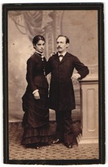 Photograph Bacher & Person, Lahr i. B., Kaiserstraße 19, portrait woman in rüs