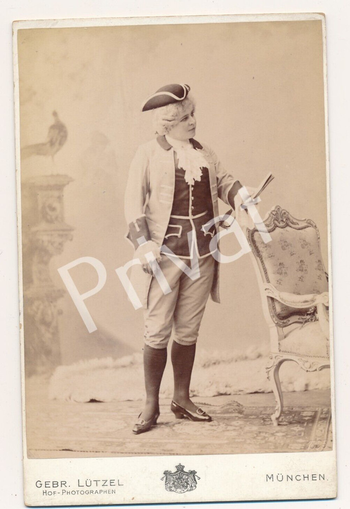 Photo Opera Hoffotograf Lützel Munich Opera Scene Representation 1895 M1.04