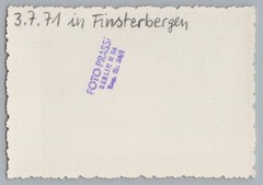 Finsterbergen Friedrichroda 1971 – Building Street – Old Photo 1970s