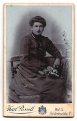 Photograph Karl Posselt, Ried / Innkreis, monogram of the photographer in the royal