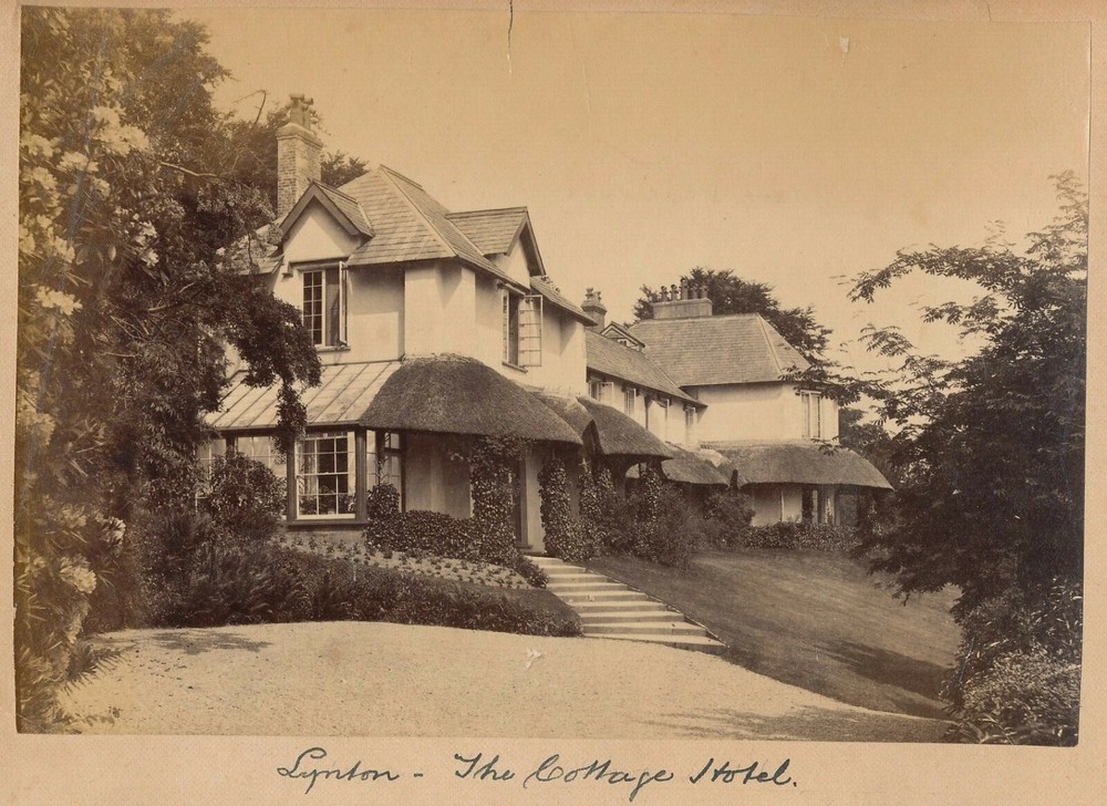 Lynton Devon, England UK The Cottage Hotel – Circa 1890s