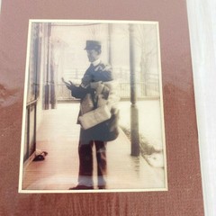 The Postman Circa 1901 Stereoview 3-d Photo Reprint Stereographic Arts Canada