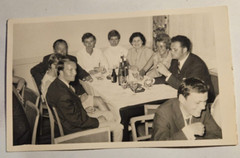 Party in the Kitchen, Germany 1968 (14×8.5) Original Photo
