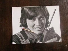 Rosi Mittermaier Skis Alpine Large Original Photo