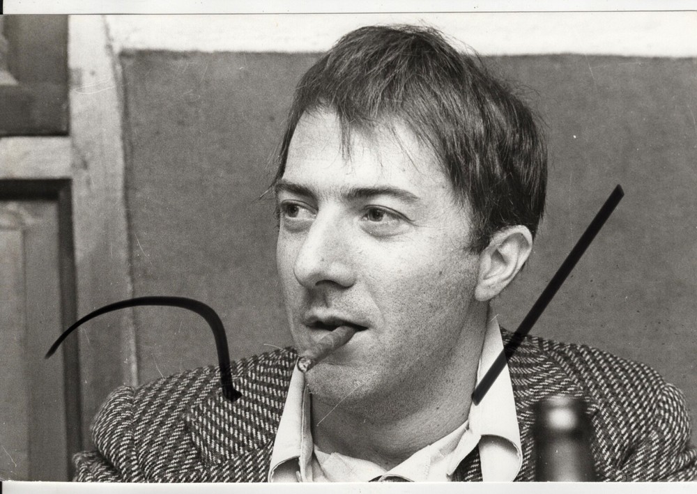 30x20cm Genuine DW Barite Archive Photo 1974 Dustin Hoffman