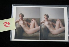 Boris Starosta 3D Stereoview – Morgan 501 – Short hair nude – signed 2003 #26