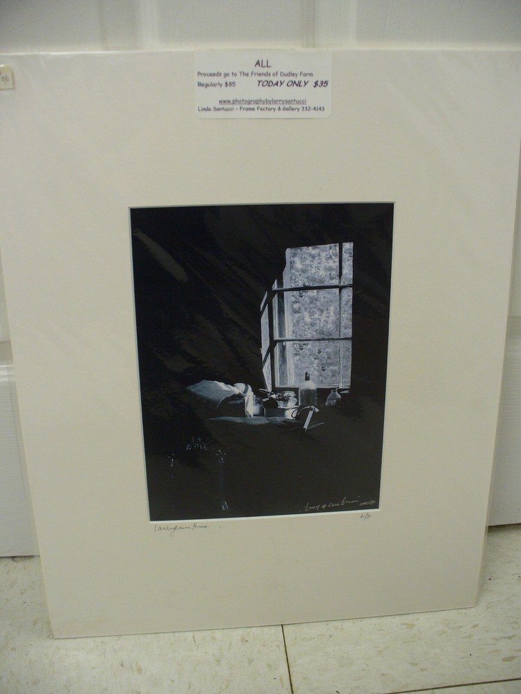 MATTED PHOTOGRAPHY Dark Window Lit Room Artist’s Proof Larry Santucci 16×20