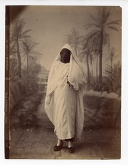 Moorish Woman Photograph Tunisia 1890 North Africa – Albumen Photo by Garrigues