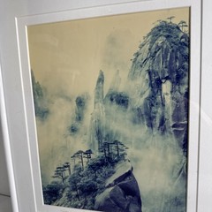 Spring Fog at Mt. Tian Zi Guo Ji Liang Chinese Art Photograph 11 by 14 apps