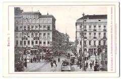 Photography / Light Print Edm. Gaillard, Berlin, view of Berlin, big city life a