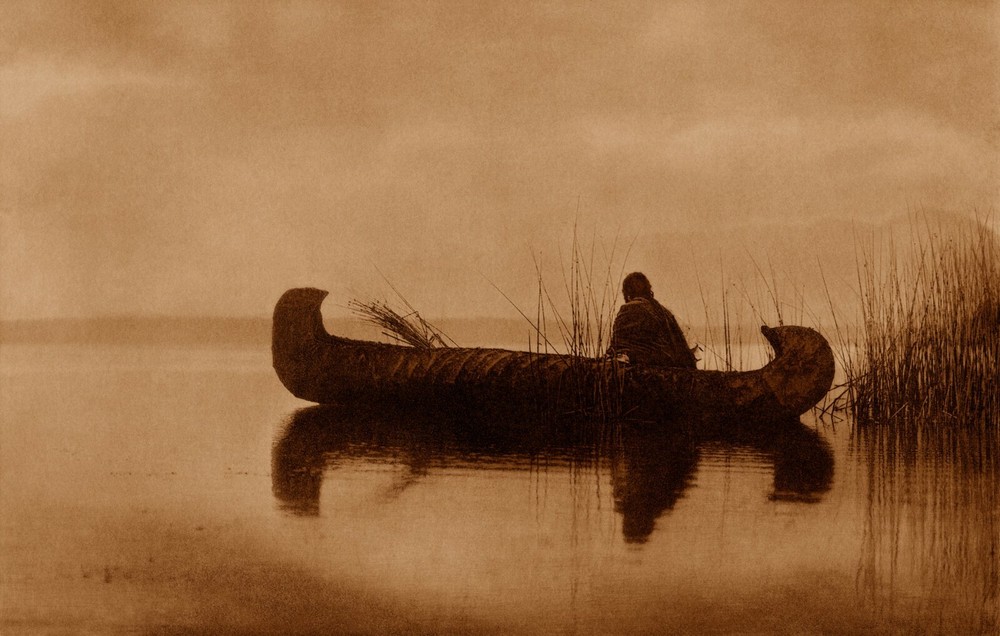 Edward Curtis Photo – Kutenai Duck Hunter