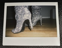 Shiny Stilettos Instax Original Photo Fujifilm Glam Bling Art Pretty Foot Feet b