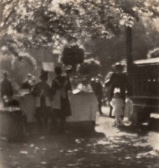 1926/80 Original JOSEF SUDEK Silver Gelatin Photograph KOLIN ISLAND PICNIC Czech