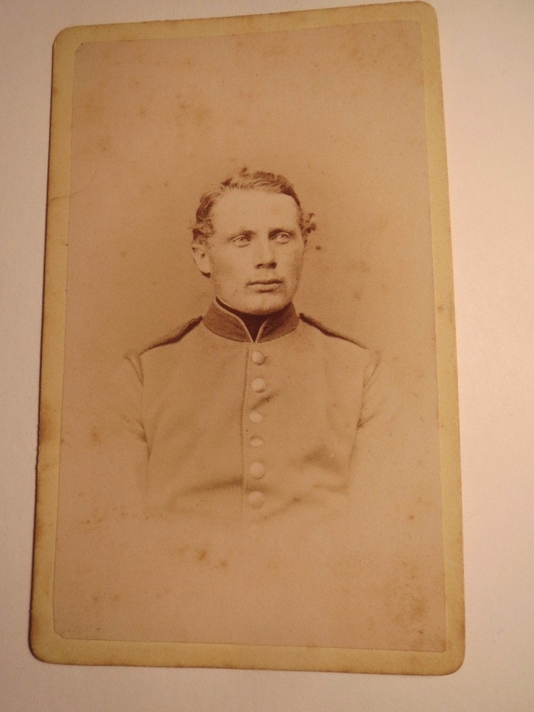 Germersheim – Carl Hach from Otterbach Lohnweiler as Soldier in Uniform/CDV