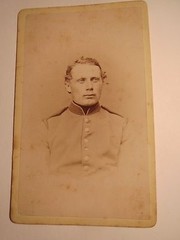 Germersheim – Carl Hach from Otterbach Lohnweiler as Soldier in Uniform/CDV