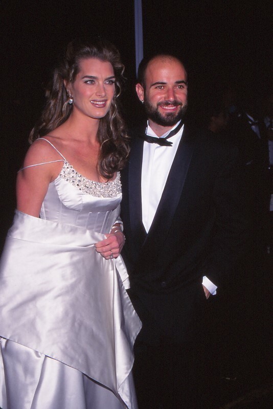 Dia Brooke Shields and Andre Agassi 1997 KB Format Photographer P14-1-4-1