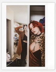 Art models Hexmotel and Brielle Instax Wide Instant Film Print