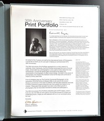CORNELL CAPA: INT’L CENTER 30TH ANNIV. PORTFOLIO – 2004 – 5 PHOTOS – 27/100.