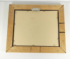 VTG Ansel Adams Photography Half Dome Yosemite National Park Painted Oak Frame