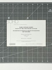 Mark Edward Harris Art Show Announcement Card 1998 – Faces Of The 20th Century