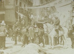 ESPAGNE Madrid Wounded Horse After An Explosion C1900 Stereo Vintage