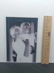 5##Photo negative film -Vintage- Kissing women – Lesbian couple – Love – Kiss