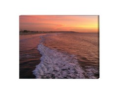 Crystal Pier Sunset Pacific Beach San Diego California Ocean Sunrise Photo Art