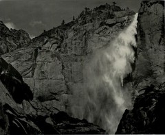1950 Ansel Adams Upper Yosemite Falls National Park California Art Photo Gravure