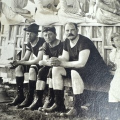 Vintage Early 1900’s Restaurant Owners Customers And Employees Photograph