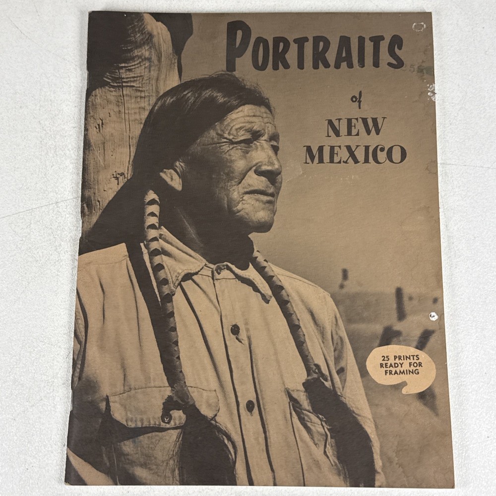 Vintage 1950s Portraits of New Mexico Photo Book 25 Ready-to-Frame Prints