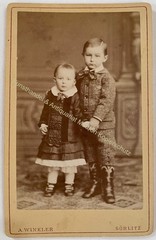 orig. CDV photo photography picture old child fashion around 1890 A. Winkler Görlitz